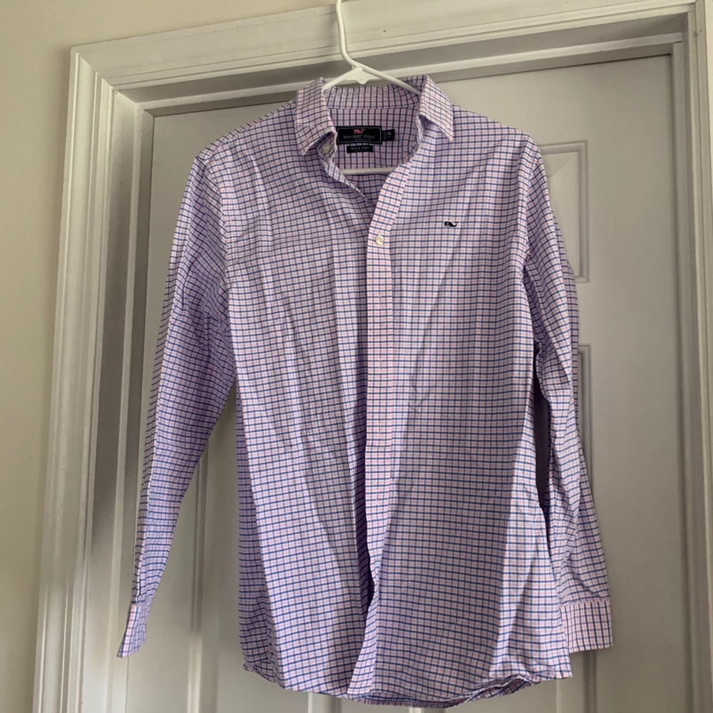 Vineyard vines Amelia gingham button down